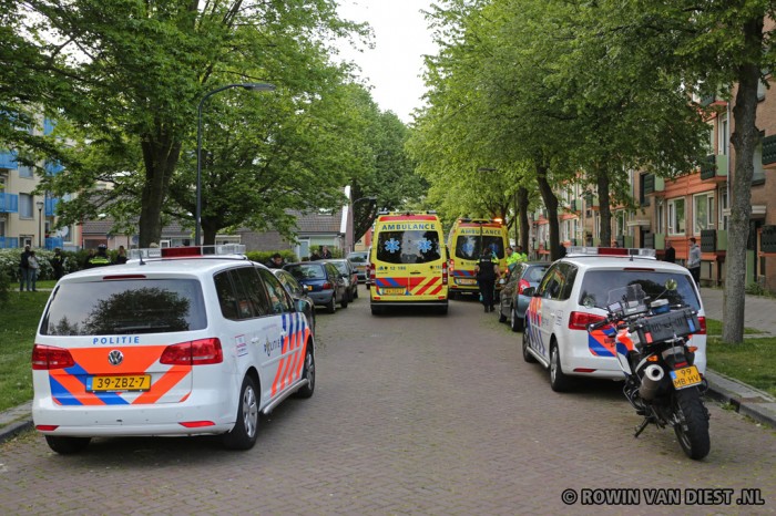 Vijf aanhoudingen bij burenruzie aan de Denemarkenstraat