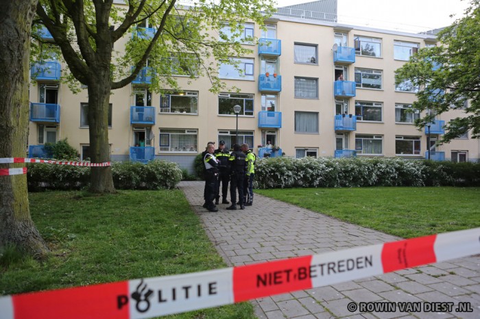 Vijf aanhoudingen bij burenruzie aan de Denemarkenstraat