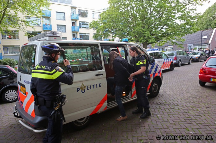 Vijf aanhoudingen bij burenruzie aan de Denemarkenstraat