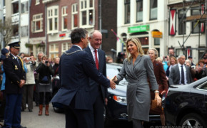 Prinses Máxima opent nieuw gebouw Stem in de Stad in Haarlem