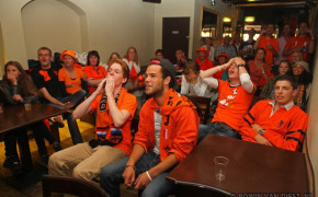 Voetbalverdriet in Haarlem-centrum na verlies tegen Denemarken