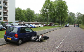 Motorrijder ernstig gewond bij ongeval op Van Leeuwenhoekstraat in Haarlem